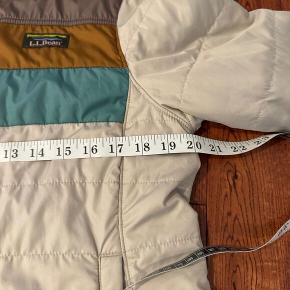 L.L. Bean Puffer Jacket Women's PM Colorblock Mountain Classic Outdoor Hiking - Picture 7 of 10